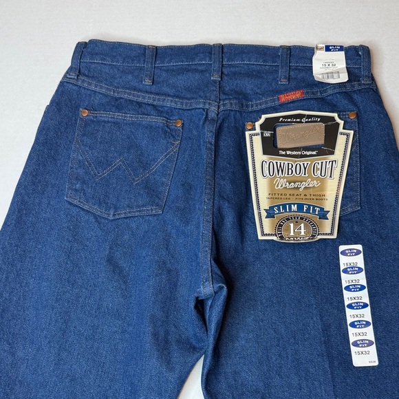 Wrangler Cowboy Cut Slim Fit Jeans Rodeo, Western, Line Dancing Closet Staple - Picture 6 of 16